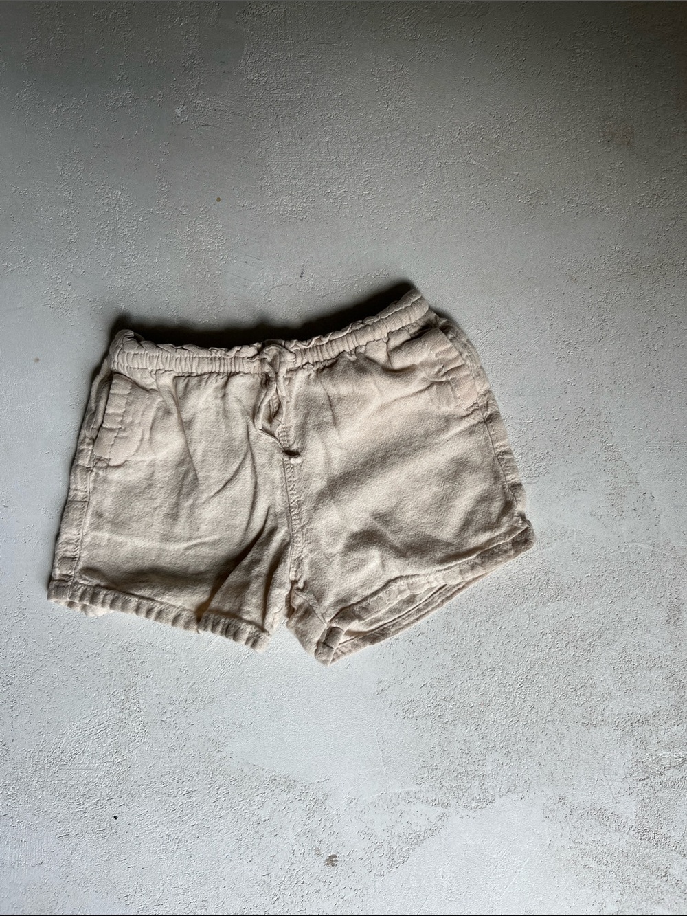 Old Navy Neutral Beige Drawstring Lounge Shorts